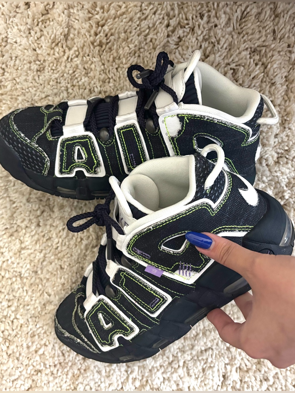 Serena Williams Denim X Nike Uptempos